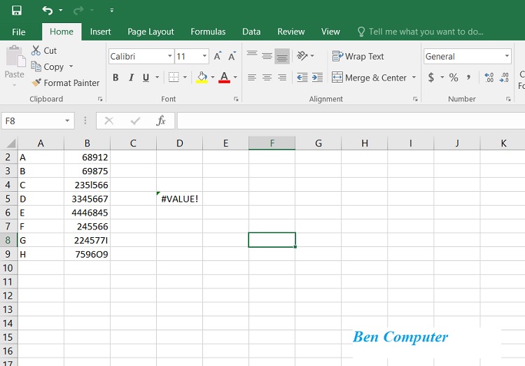 loi-value-trongg-excel sửa lỗi #value trong excel