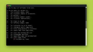 h ng d n chi ti t x y d ng ng d ng to do list n gi n b ng python cho ng i m i b t u